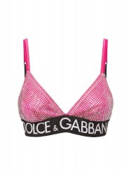 Dolce&Gabbana Logo Stretch Satin Triangle Bra  Dolce and gabbana, Dolce  gabbana logo, Triangle bra
