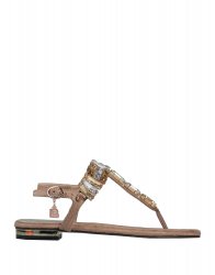 Post-toe sandal with gems detail Laura Biagiotti