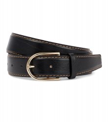 Max Mara High Waist Cotton Rope Belt in Brown