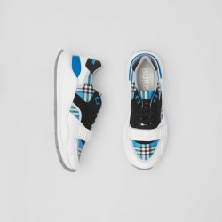 White hot sale burberry trainers